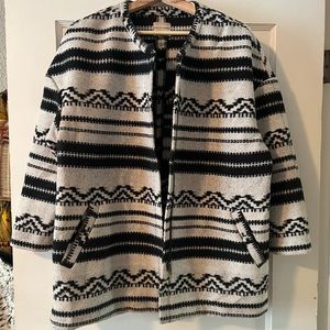 Black and White Coat